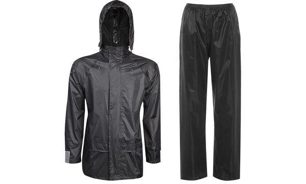 waterproof jacket and trousers