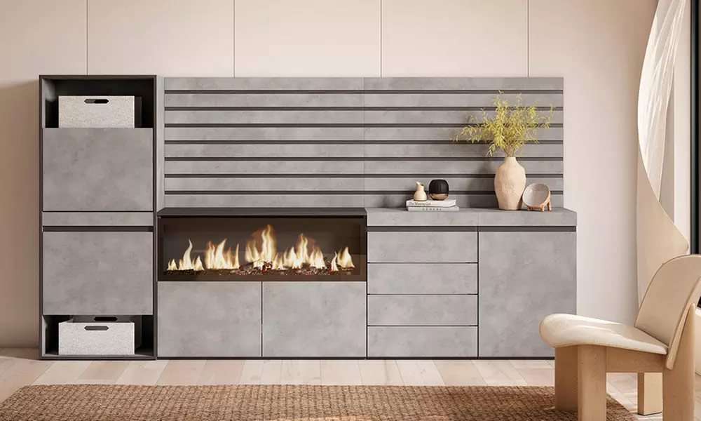 Scarpiera, Credenza, Camino elettrico