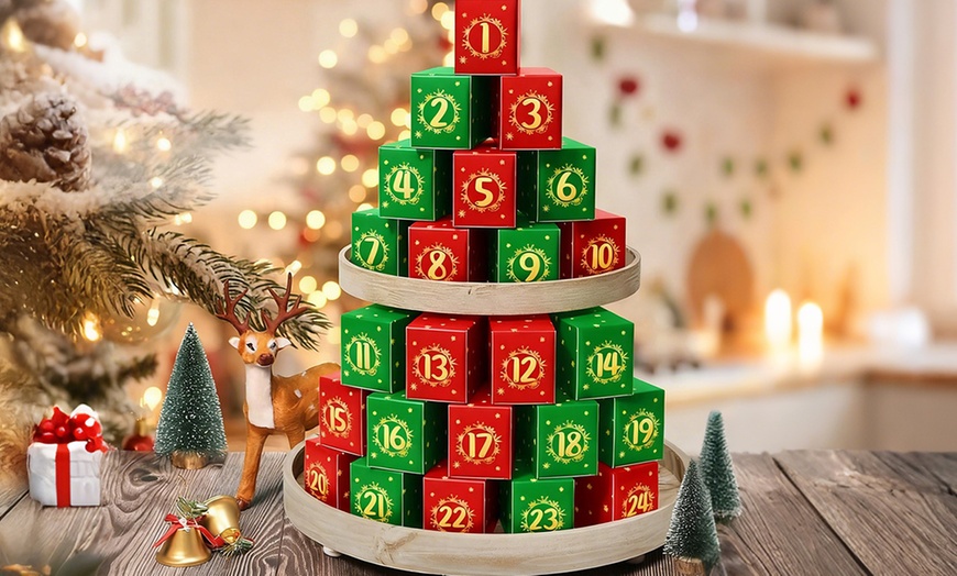 Image 3: Flower Bouquet Building Blocks Advent Calendar