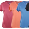Image 1: Women's Slim-Fit V-Neck Active Tee