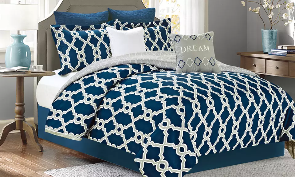 Printed Comforter Set (7-Piece) - Primary Image