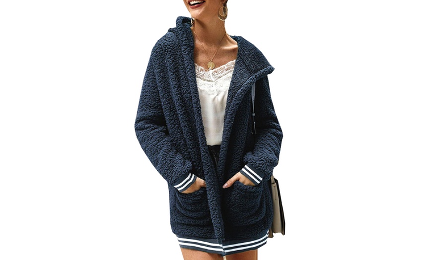 Image 17: Teddy Fleece Cardigan