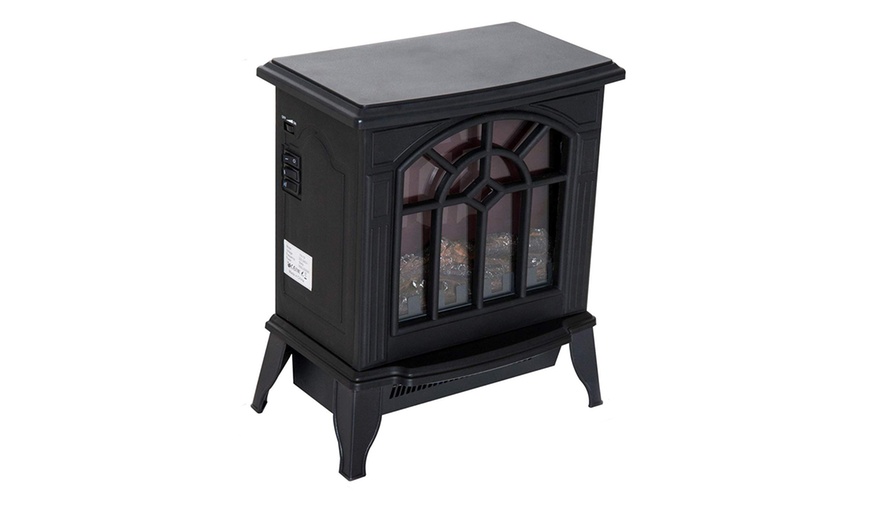 Image 6: HomCom Freestanding Fireplaces