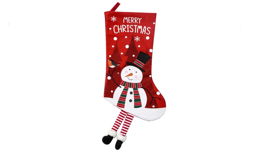 Image 6: Christmas Hanging Stockings Decoration