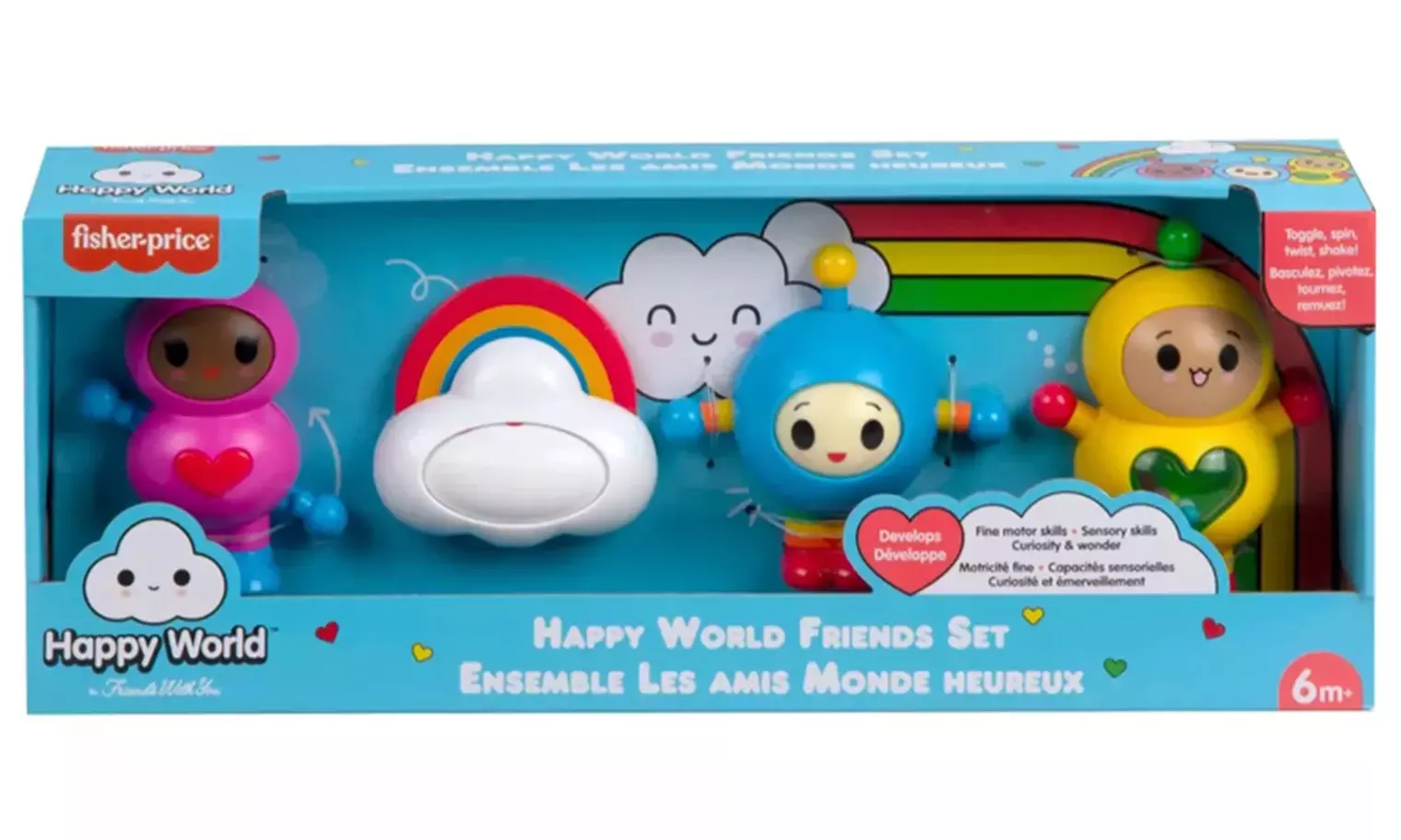 Fisher Price Happy World Friends Four-Piece Toy Set - Image 5