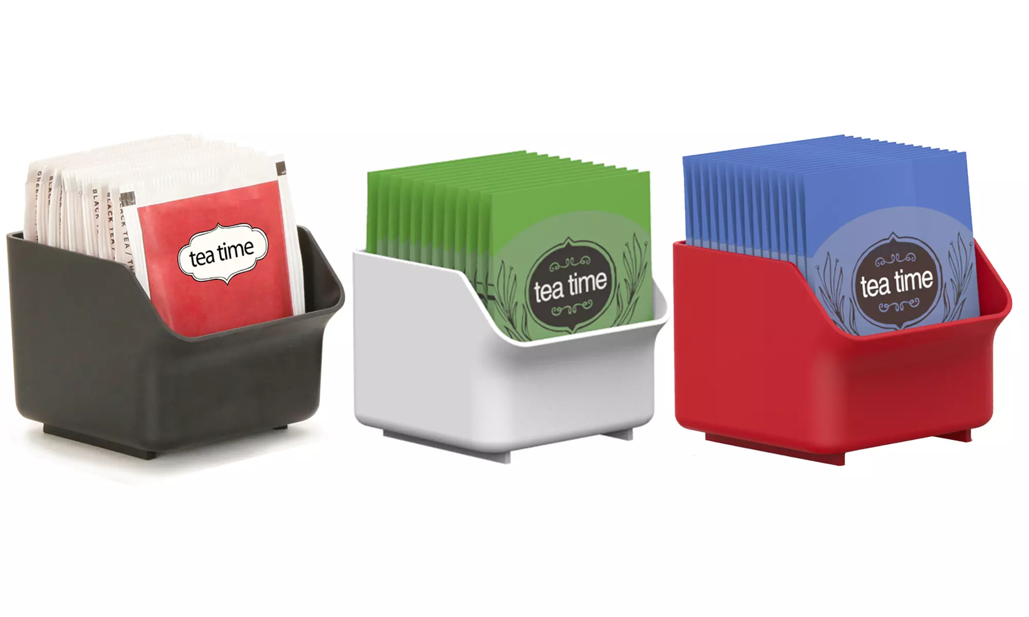 Mind Reader Tea Bag Holder with Nine Removable Drawers - Primary Image