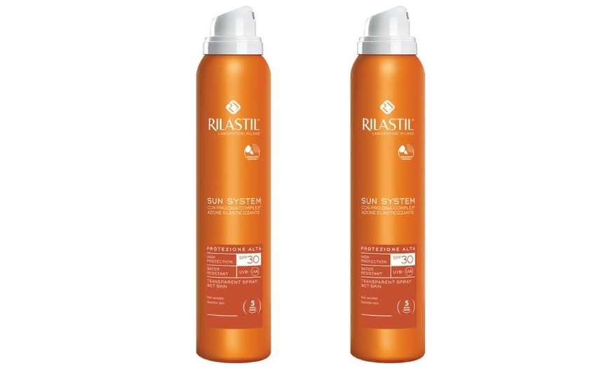 Image 8: Pack of Two Rilastil Sunscreens with Optional After-Sun Spray