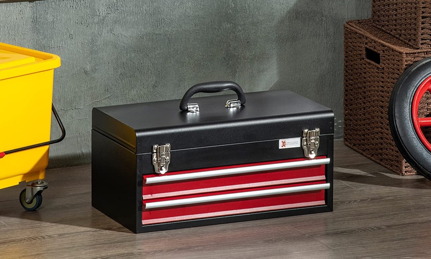 Image 2: Durhand Drawer Tool Chest Box