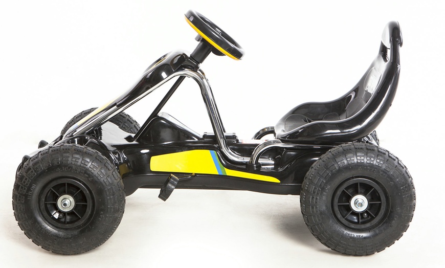 Image 12: Kids' Manual Go Kart with Lights