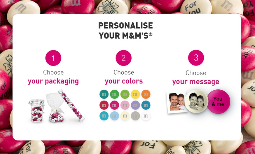 Image 2: £40 Toward Personalised M&M's