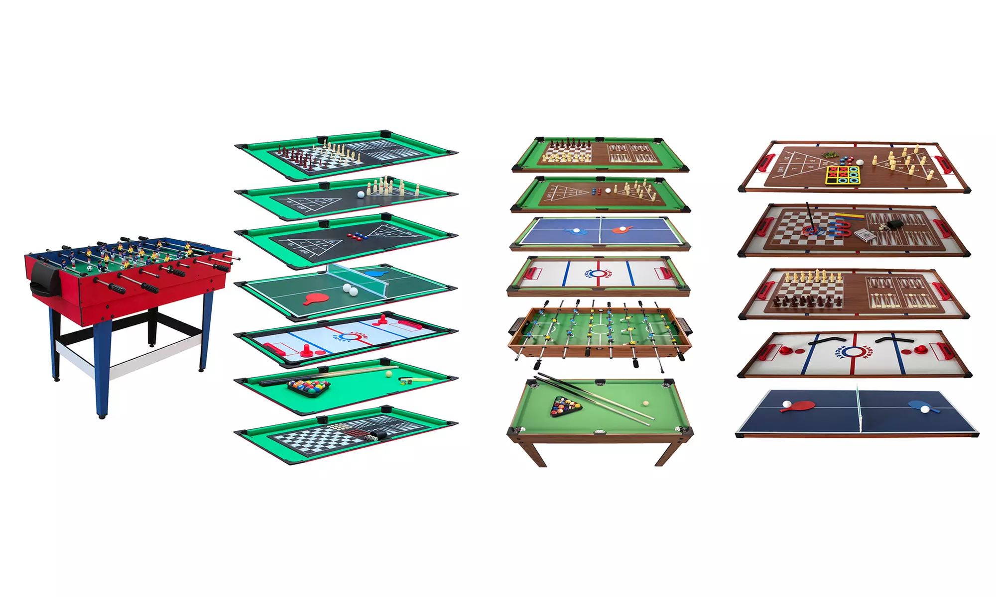 Tabelloni e tavoli multigioco Play4fun, disponibili in 3 tipologie - Primary Image