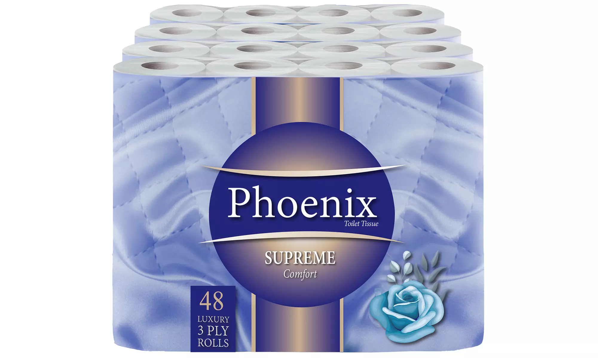 Phoenix Supreme Comfort Toilet Rolls – 12, 24, 48, 60 or 120 Pack