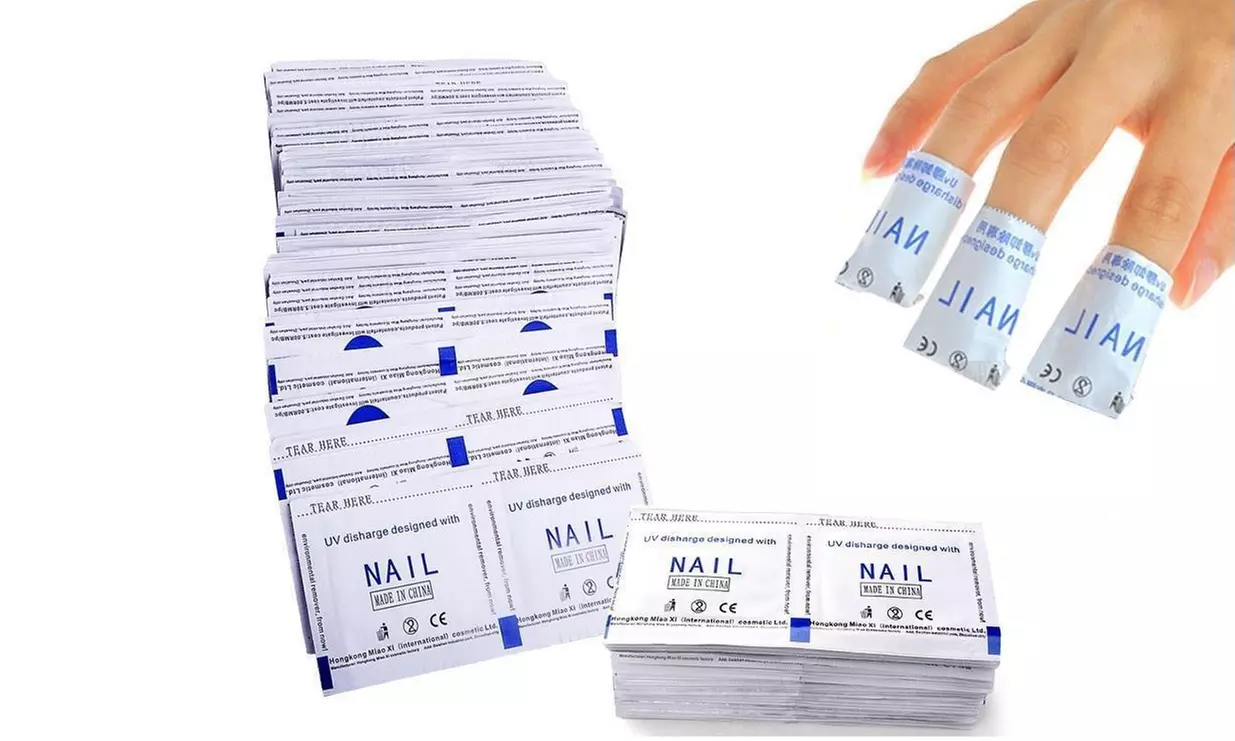 Hasta 200 envolturas para quitar el esmalte de uñas en gel - Primary Image