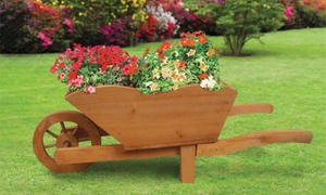 Farmhouse Wheelbarrow Planter