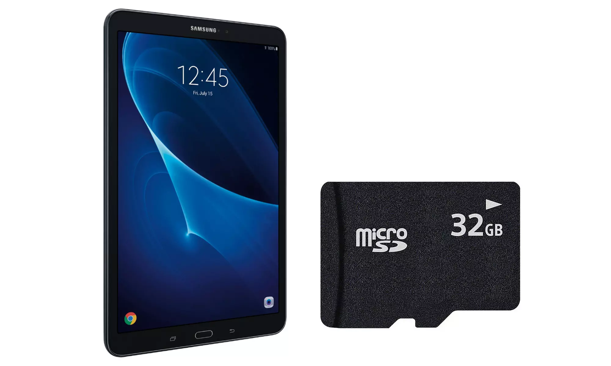 Samsung Galaxy Tab A 16GB 10.1" Tablet with Android OS and 32GB MicroSD Card (Refurbished A-Grade) - Primary Image