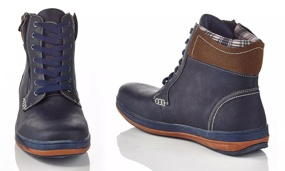 Solo Men's Side-Zip Carlos Boots (Sizes 9 & 11) - Second Medium