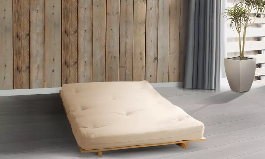 Image 10: Futon Frame and Mattress