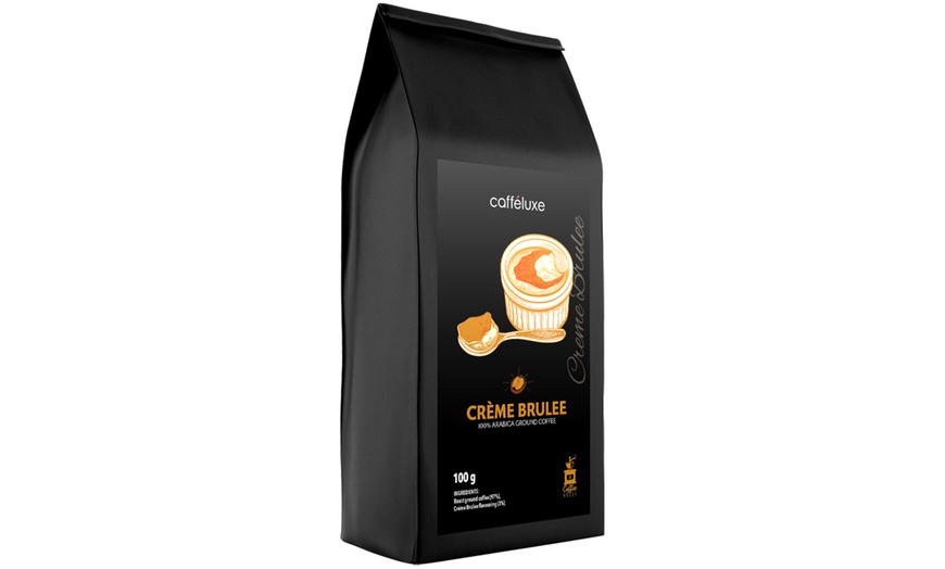 Image 5: Caffeluxe Six 100g bags Flavoured Ground Coffee Gift Set