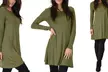 Lyss Loo Women's Tunic Top Single or 3-Pack Plus Sizes Available. - Second Medium