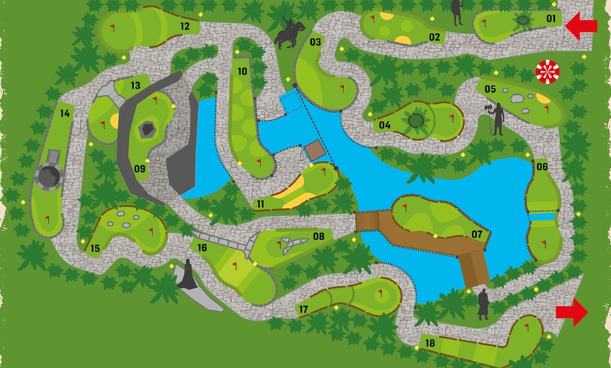 Image 7:  Mini Golf Fun for Adult or Child the Whole Family!