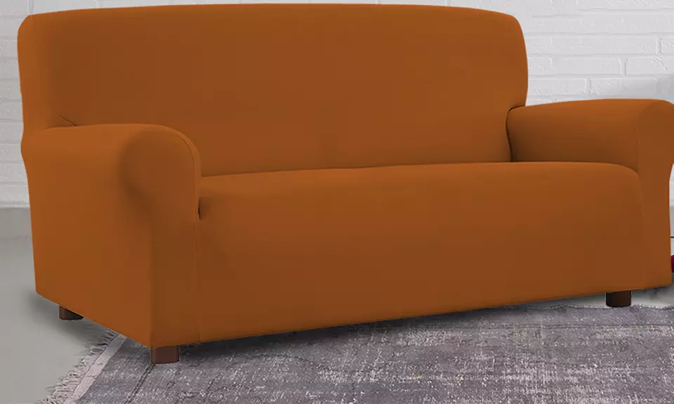 Housse de canapé élastique anti-taches made in Italy, coloris au choix