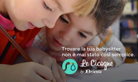 Ricerca babysitter online, regolarizzazione contratto e gestione buste paga con Le Cicogne (sconto 69%)