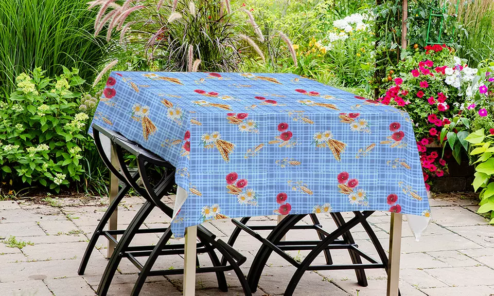 Nappe en toile cirée PVC résistante aux taches