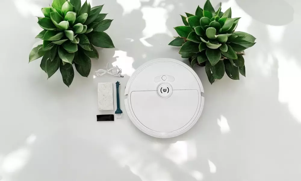 Robot aspirador automático con cepillos laterales - Second Medium