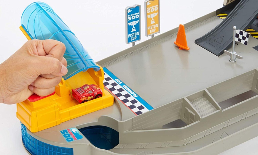 Image 3: Mattel Mini Car Raceways Playset