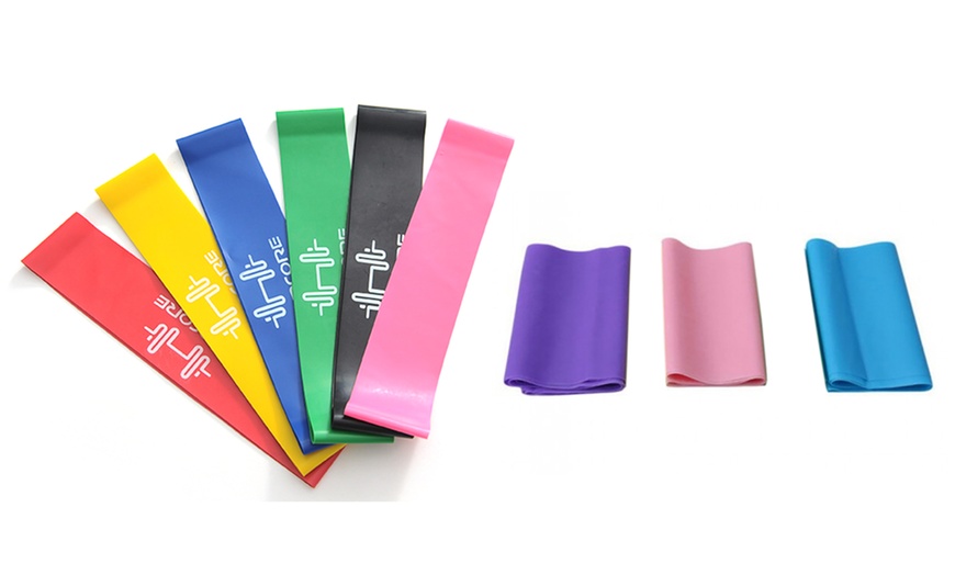 Image 1: Elastic Yoga Band Sets