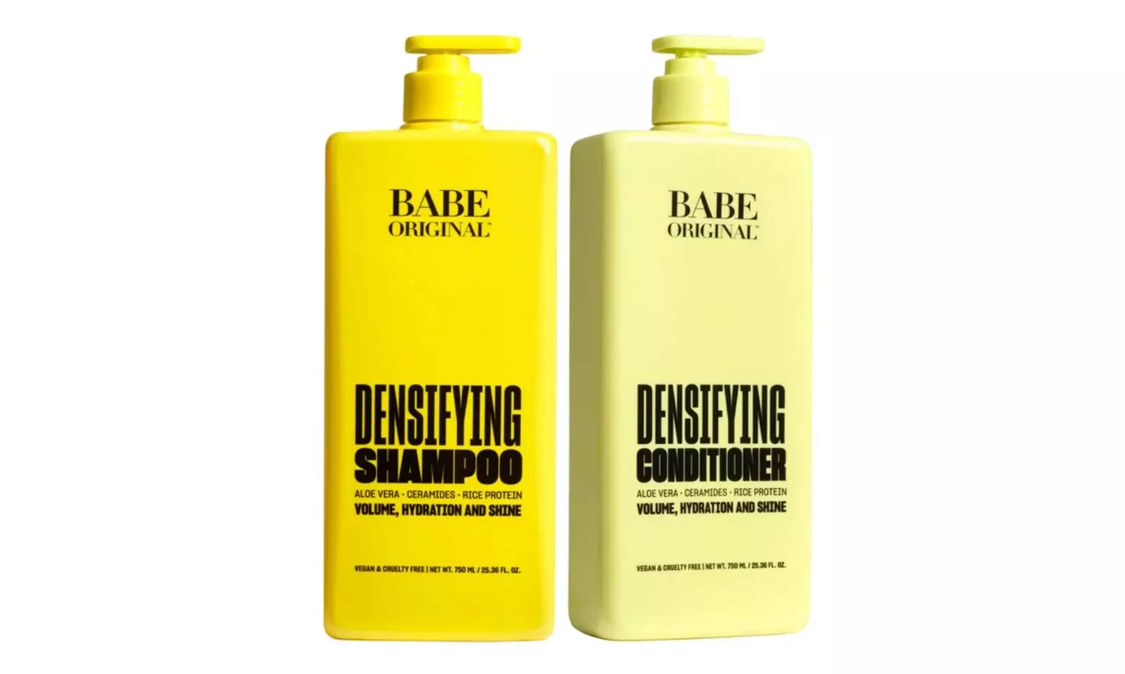Babe Original Densifying Shampoo, Conditioner. Rinse (Multiple options)