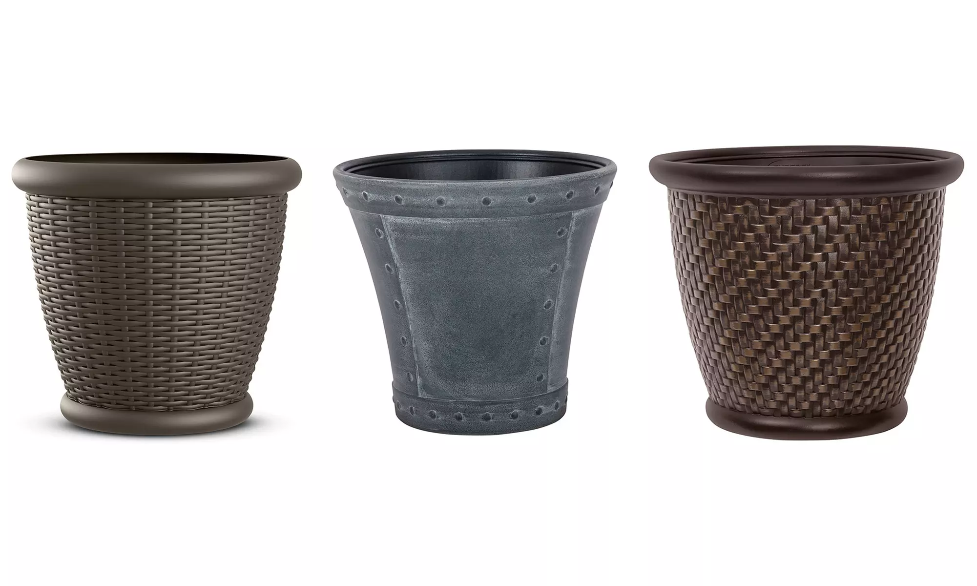 Suncast Large Resin Planters (2-Pack) - Primary Image