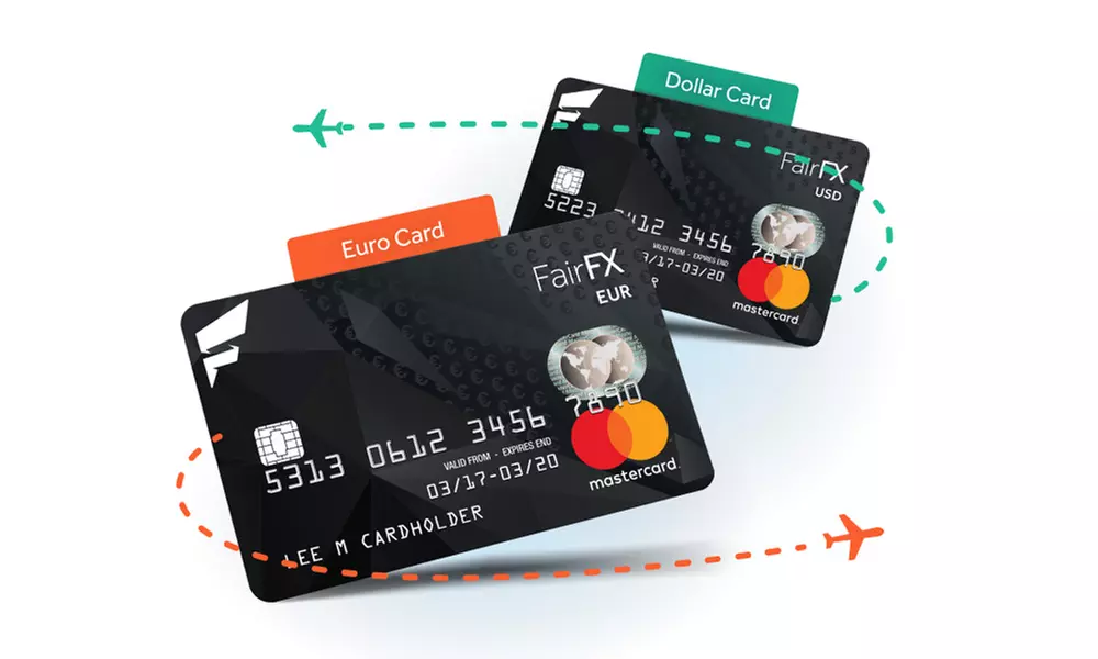 £25 Travel Money on Prepaid Euro or Dollar Mastercard Card from FairFX (72% Off) - Primary Image