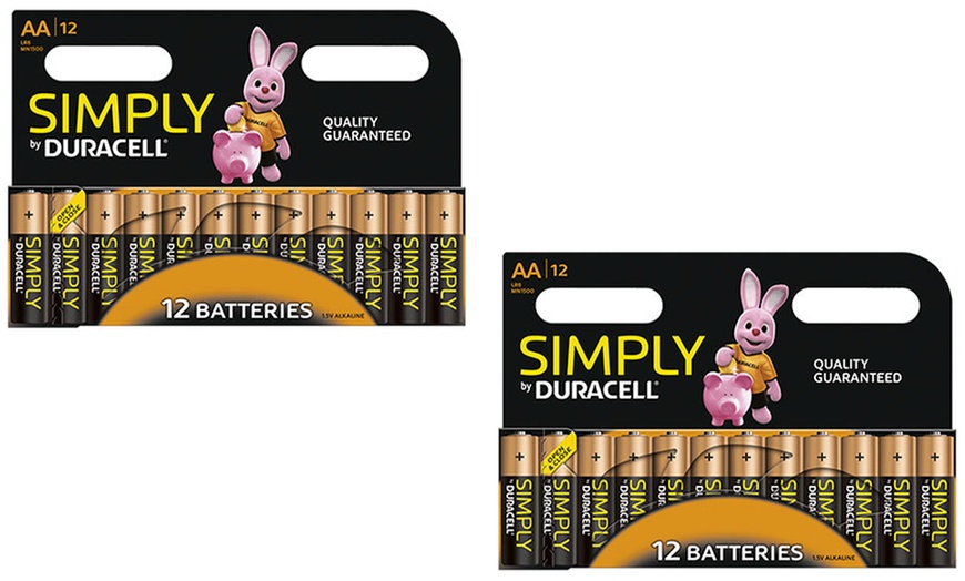 Image 4: Set van 12, 24 of 36 Duracell AA- of AAA-batterijen