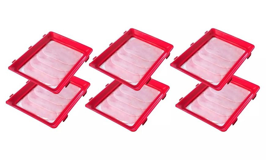 Image 9: 1, 2, 4 ou 6 barquettes de conservation des aliments en silicone