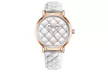 Stuhrling Women's Leather Tufted Strap Watch - Second Medium