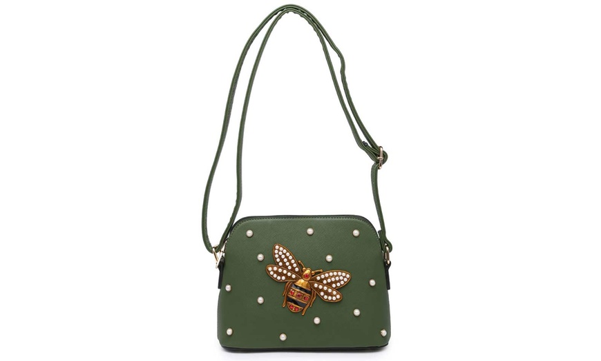 Image 3: Bee Embellished Cross-Body Bag