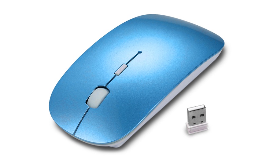 Image 10: Coloured Wireless Mouse