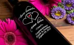 Personalized Wine Gift: Custom Etched Wine Bottles & Gift