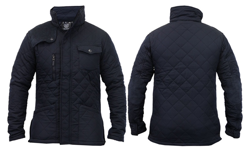 Image 4: Men's Quilted Jacket By Soul Star