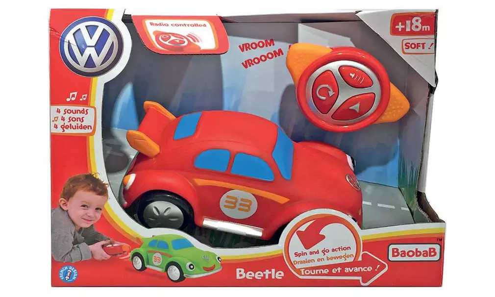 Voiture mythique Coccinelle de Volkswagen radiocommandée pour enfant - Primary Image