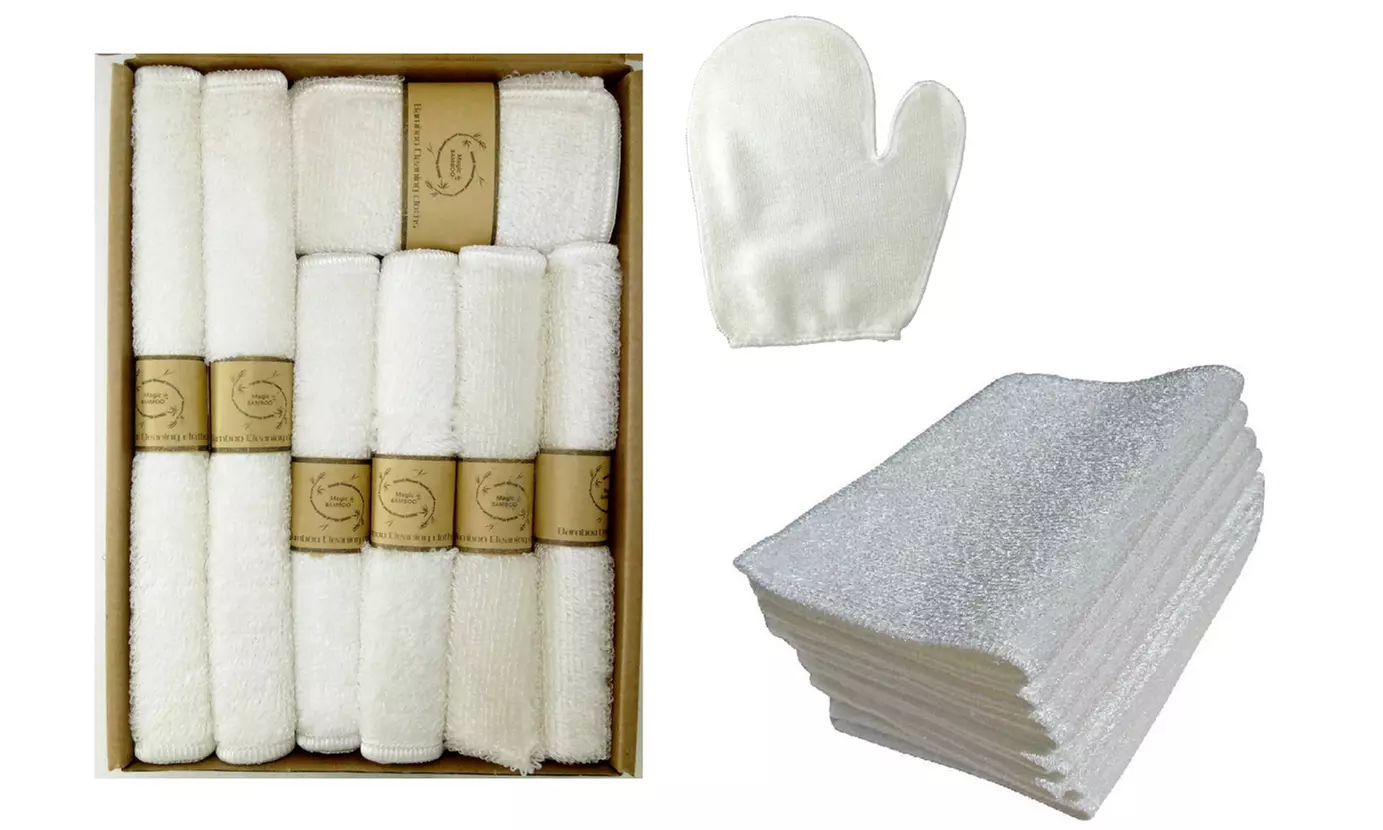 Coffret démaquillage en fibres de bambou - Primary Image