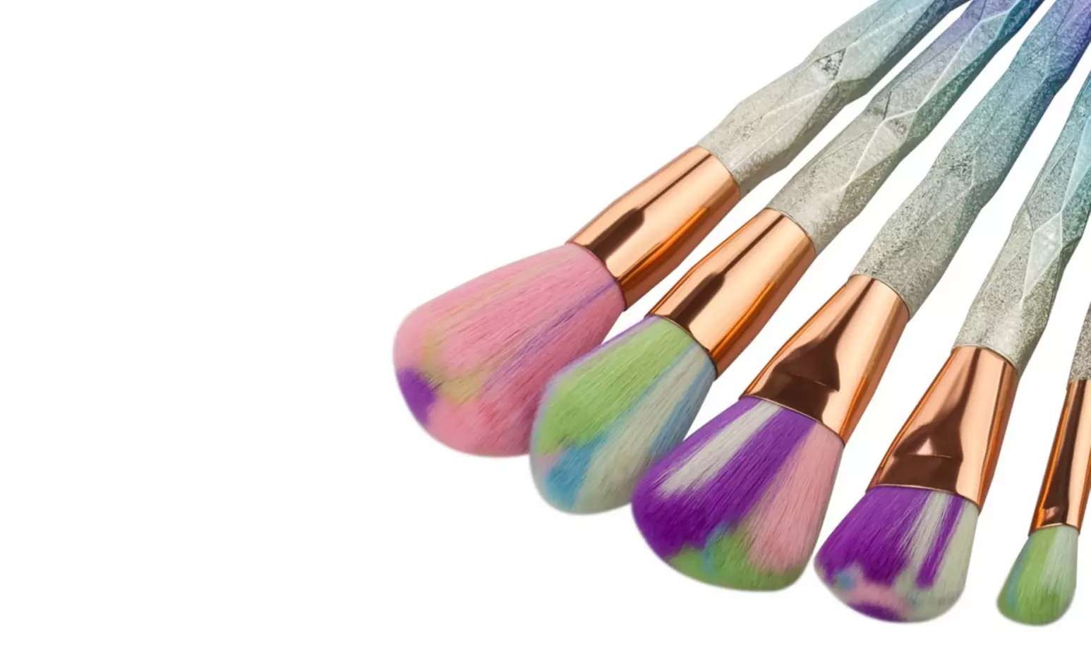 Seven-Piece Unicorn Makeup Brush Set - Image 7