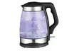 Bouilloire LED en verre, capacité 1,8 L, puissance 2200W, modèle "HG 5044" de la marque Herzberg - Second Medium
