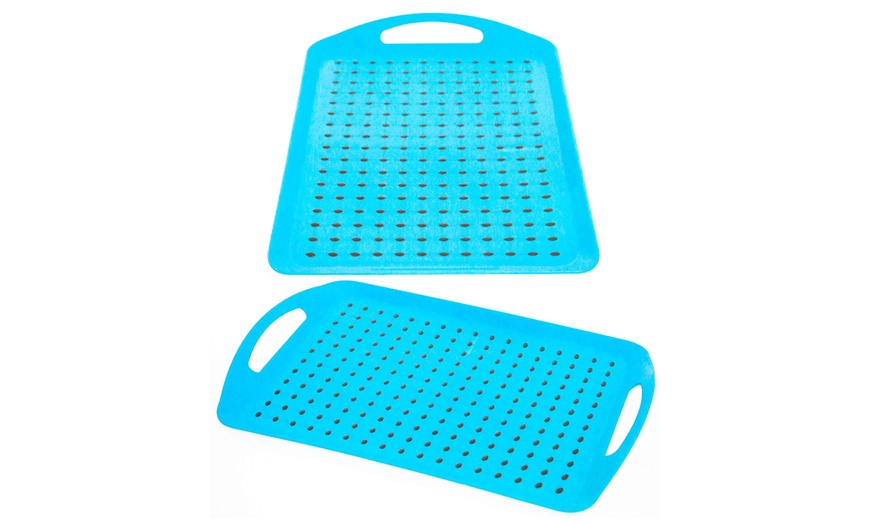 Image 4: Non-Slip Serving Tray