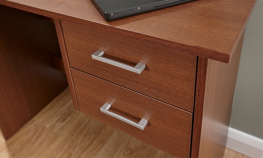 Image 18: Simple Two-Drawer Desk