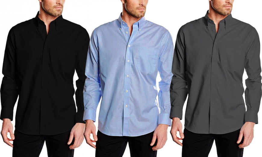 Image 1: Men's Regular Fit Shirts