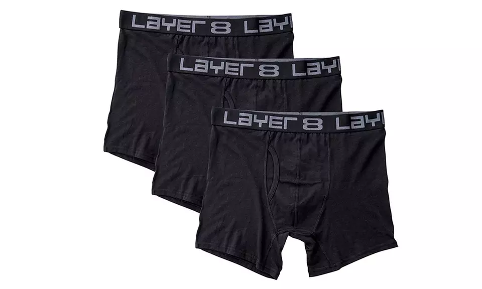 Layer 8 Men's Boxer Briefs (3-Pack) - Second Medium