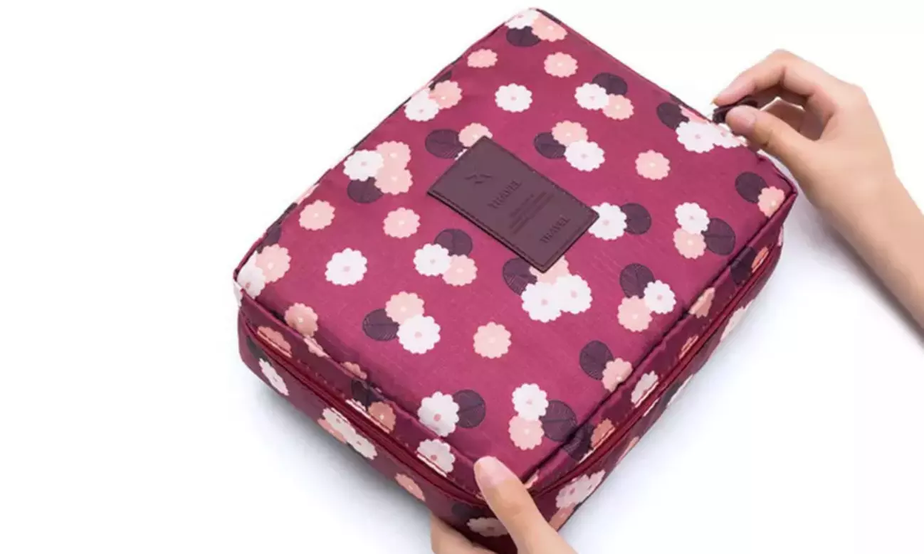 1 of 2 waterbestendige toilettassen