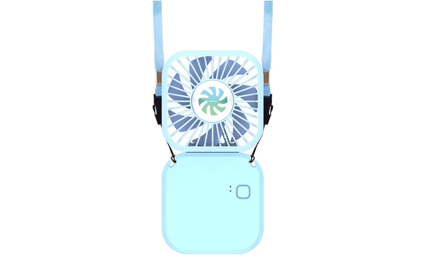 Image 5: Portable Folding Fan